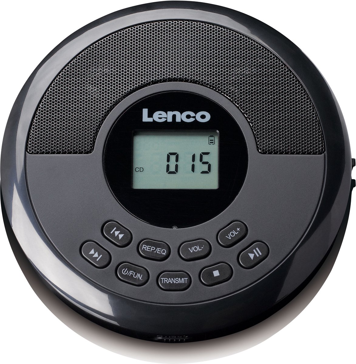Lenco CD-340BK - Draagbare CD-/MP3-speler met Bluetooth en ingebouwde speakers - Zwart