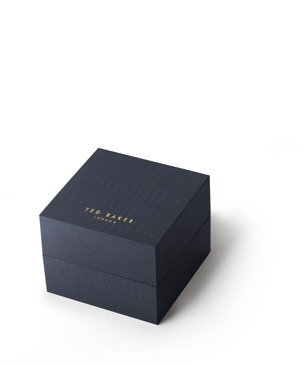 Ted Baker Ammy Iconic Kwarts Analoog Horloge Zwart Case: 100% Stainless Steel | Armband: 100% Leather 34 BKG028100W0, BKG028200W0