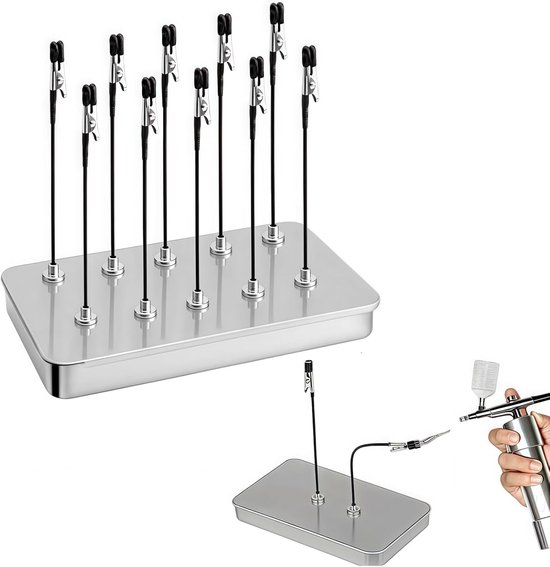 KEQAR Lot De 12 Aides à Souder Flexibles Avec Pinces Crocodile - Troisième Main Magnétique Pour Électronique