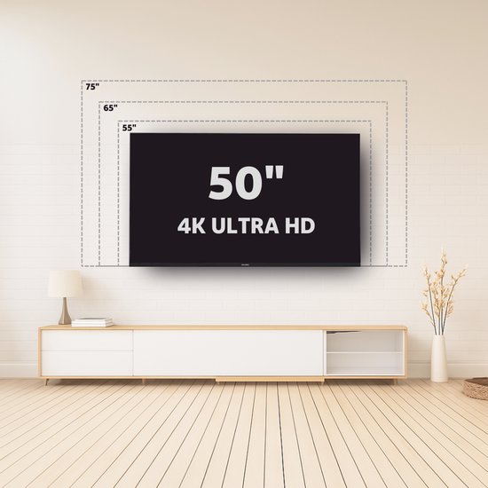Salora SMART50TV - Smart tv 50 inch - 4K UHD - Smart TV - Televisie ...