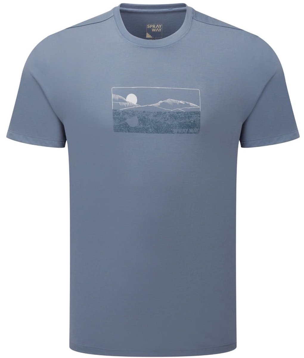 SPRAYWAY Mirror T-Shirt heren Flint Stone Flintstone