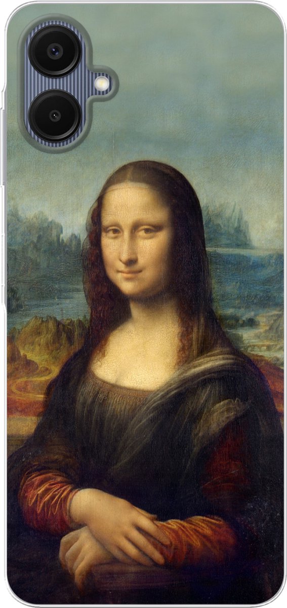 Telefoonhoesje Geschikt voor Samsung Galaxy A06 hoesje - Mona Lisa - Da Vinci - Schilderij - Siliconen Telefoonhoesje Telefoonhoesje