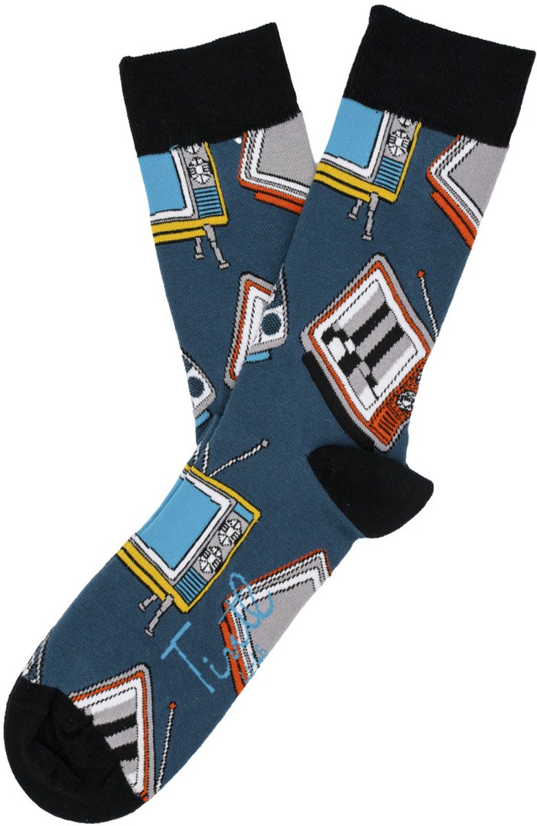 Tintl socks unisex sokken | Retro - TV (maat 36-40)