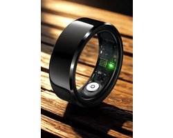 Parya – Smart Ring – Europese ringmaat 60- Waterdicht – Slaapmonitor – Hartslagmeter – SpO2 Monitor – Dagelijkse Activiteitstracking – Mobiele App – Zwart