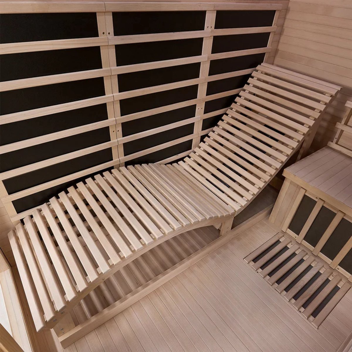 Infraroodcabine Kolding - 130x190x190 cm - Triplex Verwarmingssysteem - 2 personen thumbnail 7