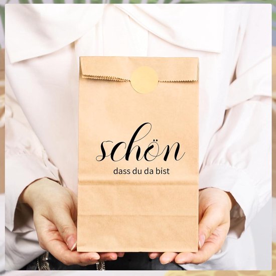 thumbnail: 24 Stuks Kerst Cadeauzakjes - Kleine Papieren Kerstzakjes Met Handvat, 4 Schattige Designs, Perfect Voor Snoep En Cadeautjes