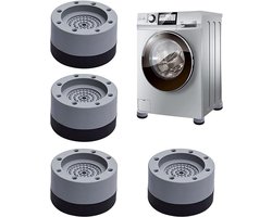 4 Stuks Wasmachinevoetjes - Universele antivibratiepads voor wasmachines - Trillingsdempers Wasmachine - Antislip rubberen pads - Wasmachine Voeten - Stabilisatorvoet - Geluidsdemper Wasmachine - Voor wasmachines, drogers en meubels