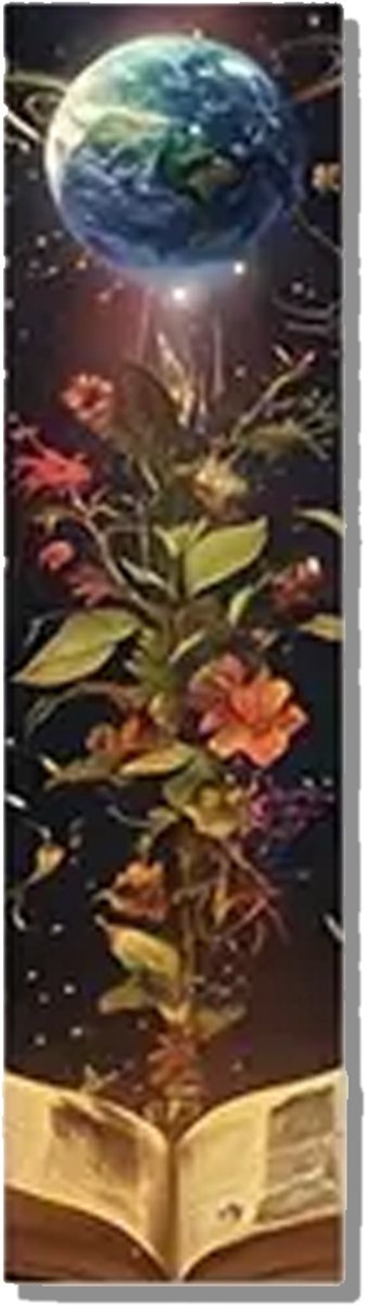 Fantasy Boekenlegger – Magisch Design – Enkelzijdig – 15x4 cm – Stevig Karton – Boekenaccessoire
