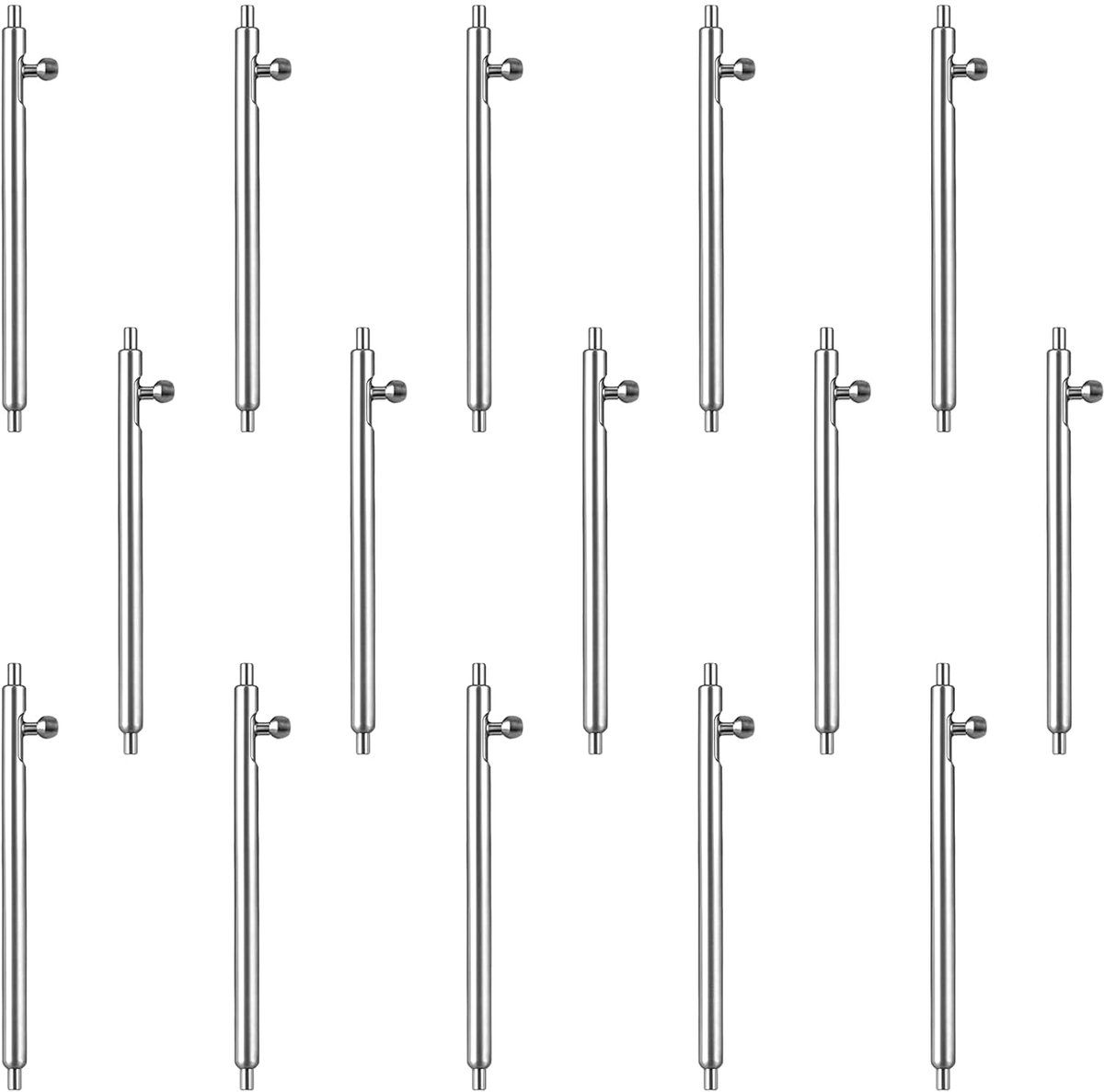 15 stuks horlogebandpennen - horlogepennen 22 mm - Quick Release roestvrij staal veerpennen - horlogebandje veerpen snelsluiting veerpennen kit link voor reservereparatie