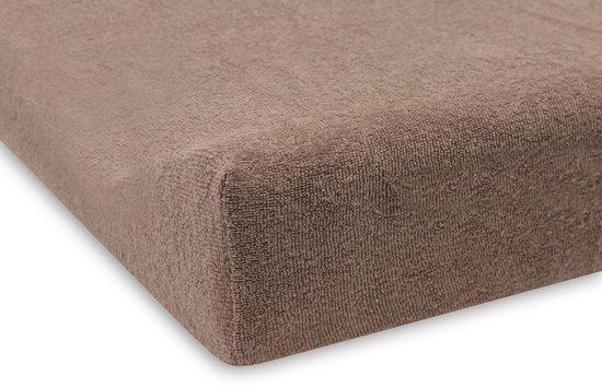 Jollein - Aankleedkussenhoes Badstof 50x70cm - Zachte Hoes Baby Aankleedkussen - Milky Coffee — afbeelding 4