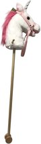 Eenhoorn stokpaardje met geluid 97 cm voor kinderen - Pegasus unicorns - Stokpaard met hoorns - Paarden/pony liefhebbers - Actief buitenspeelgoed voor jongens/meisjes/kinderen stokpaarden hobby horse
