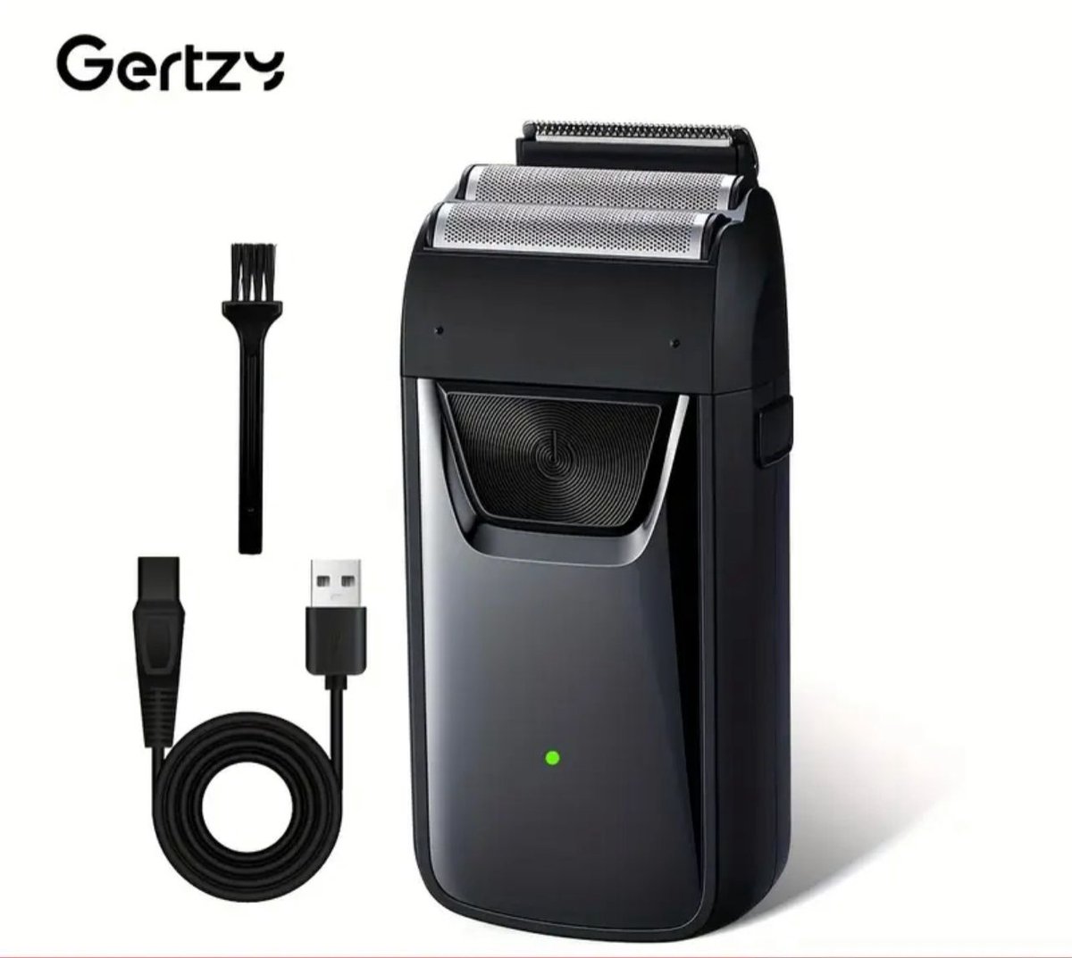 2in1 Gertzy Scheerapparaat - Body Shaver + Precisie/Baardtrimmer - Usb-Oplaadbare 2in1 Trimmer - Perfecte Reiseditie - Ultieme Lichaamshaar Verzorging voor Dames en Heren - Zwart