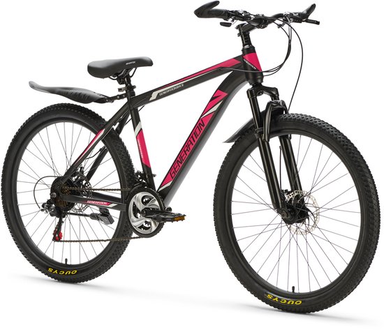 Generation Mountainbike 26 inch Roze/Zwart - Spatborden van Generation — afbeelding 3