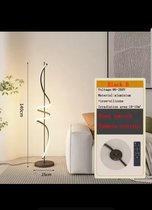 2025 Lampadaire moderne pour salon, chambre à coucher, décoration en aluminium acrylique, télécommande à intensité variable en continu, et la couleur de la lumière est réglable entre (3000 K et 6000 K) / deux ans de garantie /
