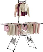 Wasrek pliable Home Decor ® - Étendoir à linge pliable - Extra Groot - Durable - Robuste et peu encombrant - Longueur de séchage de 40 mètres - Pour une utilisation intérieure et extérieure