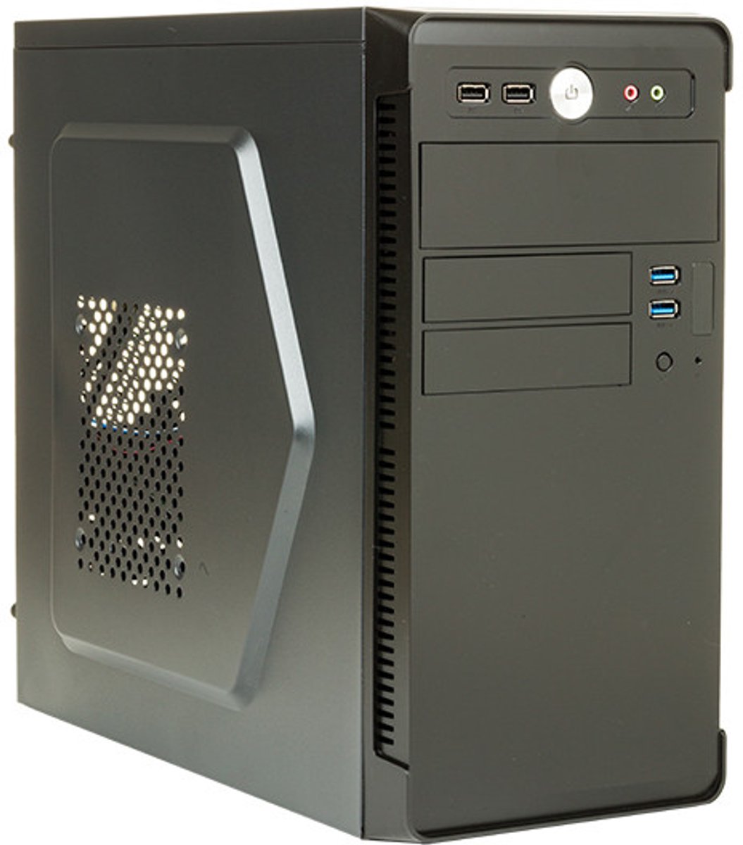 itek RIVER Mini Tower Zwart 500 W