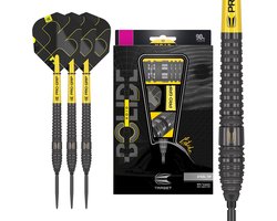 Target Darts Bolide Void Steel Tip Dartpijlen 26G Barrel 03 - 90% Tungsten met Swiss Point Technologie, Pro Grip Shafts en Pro Ultra Flights - Zwarte Titanium Nitride Coating