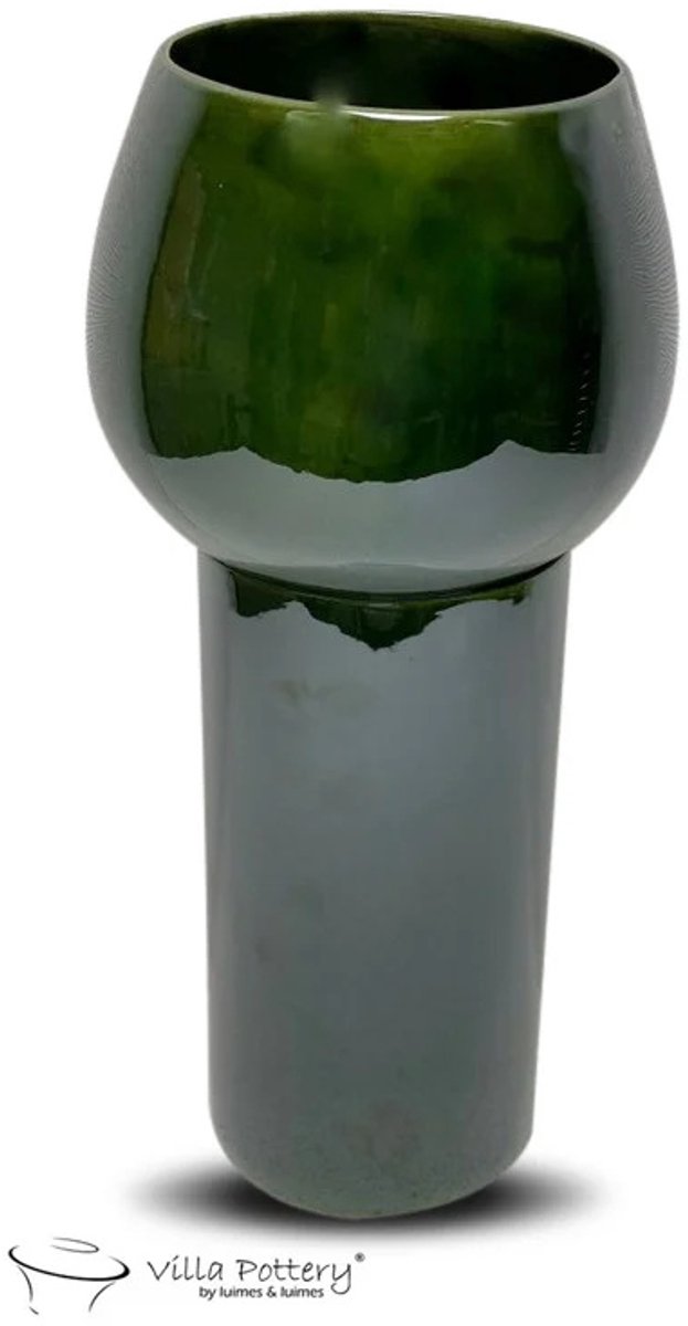 Villa Pottery Morocca Vaas Groen 16 x 17 x 40