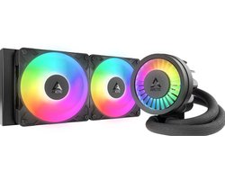 ARCTIC Liquid Freezer III Pro 240 A-RGB – Afmeting radiator: 240 mm – Intel LGA: 1851, 1700 – AMD AM5, AM4 – 2x P12 PWM A-RGB fans - Aluminium – zwart, wit