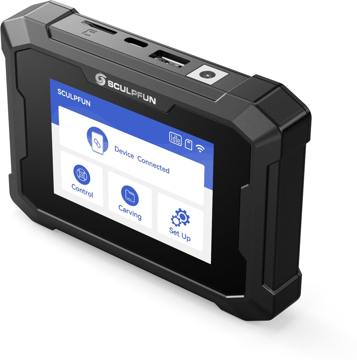 Sculpfun TS1 Laser Graveermachine 3.5-inch Touchscreen - Realtime Snijden Gebruikt met SCULPFUN APP - Offline Graveercontrole Terminal voor Lasergraveerder