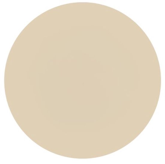 ZICZAC - Set de table TOGO - SET/6 - Rond - Double face - Simili cuir - Dia 38 cm, ivoire