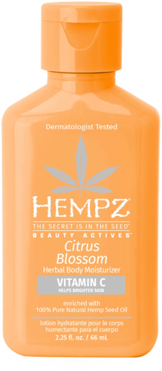 Hempz Original Citrus Blossom Herbal Body Moisturizer 66 ml - Hydraterende Crème - Body Lotion voor Dames en Heren - Hydraterend & Verzachtend - Citrusvrucht Bloesem