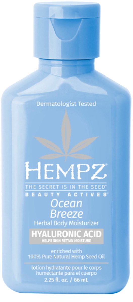 Hempz Original Ocean Breeze Herbal Body Moisturizer 66 ml - Hydraterende Crème - Body Lotion voor Dames en Heren - Hydraterend & Verzachtend