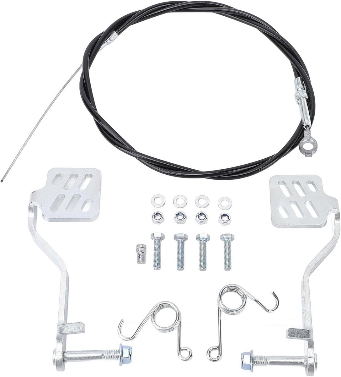 - Stalen Go-kart-pedalen met Gaskabel Vervanging - Go Cart Accessoire - Duurzaam en Betrouwbaar
