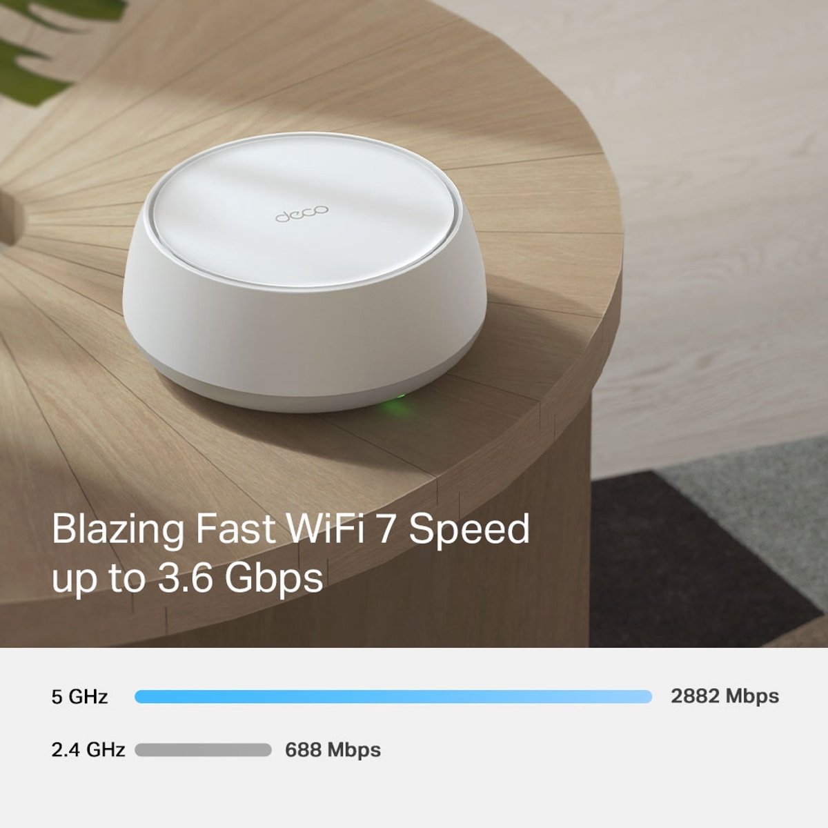 TP-Link Deco BE22 - Mesh WiFi - WiFi Versterker- WiFi 7 - 3600 Mbps - 3 pack – foto 6