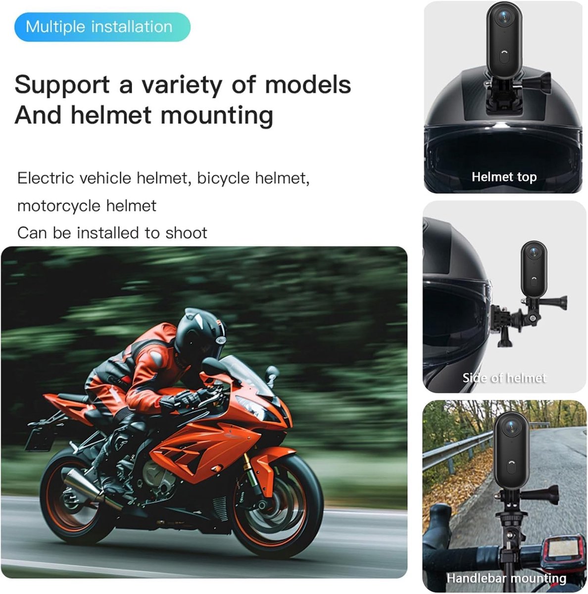 Mini-Sportcamera 1080p - Compacte POV Camera thumbnail 6