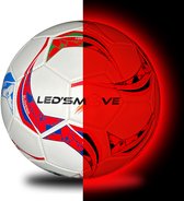 Voetbal Lumineux LedsMove | Boule Lumineuse avec Lumière | Ballon de football LED | Brillent dans le noir | Jouets lumineux | Taille 5