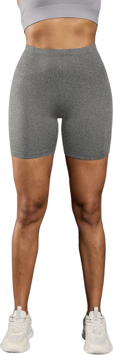 Nivard Biker Short Dames Korte Legging Lange Onderbroek Bikershort Met Pijpjes Grijs