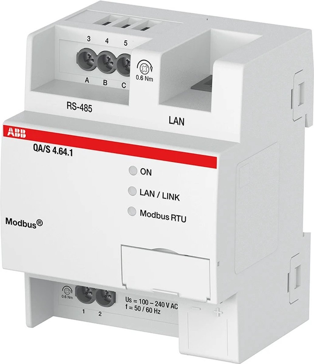 ABB Energiedata-gateway System pro M compact QA/S4.64.1 Energy Analyzer Modbus 64