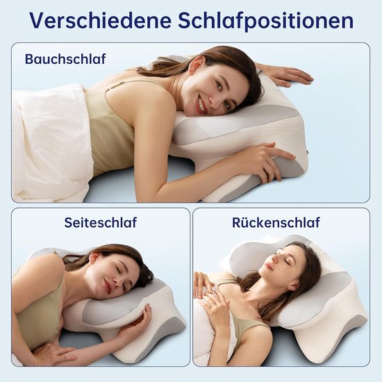 Dioxide Kussen voor slapen aan de zijkant, Memory Foam Kussen voor