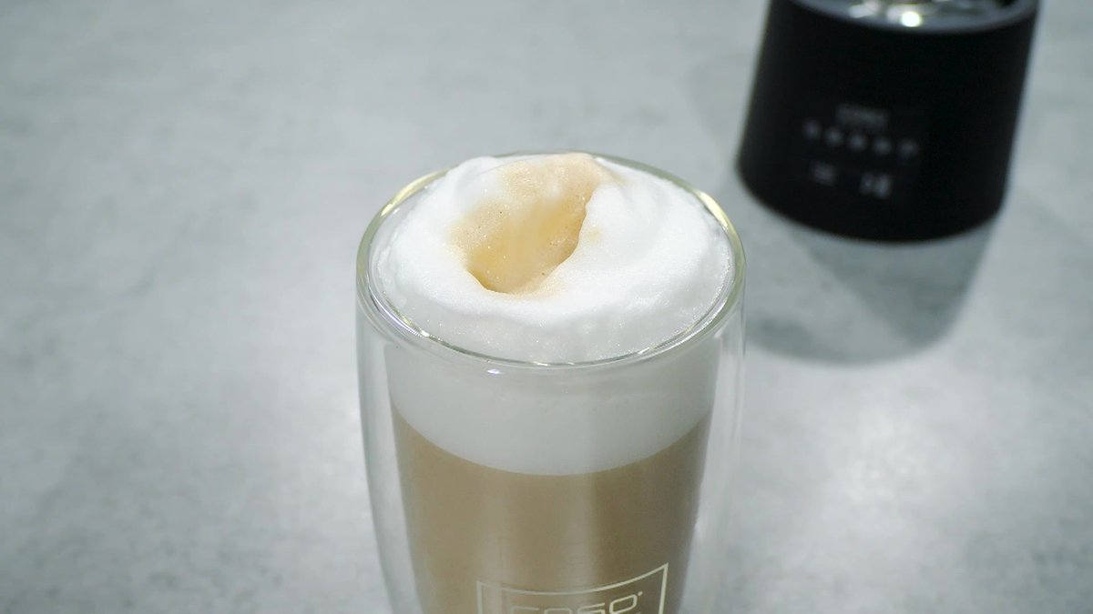 Automatický pěnič mléka Lauben Glass Milk Frother 600BG černý/sklo