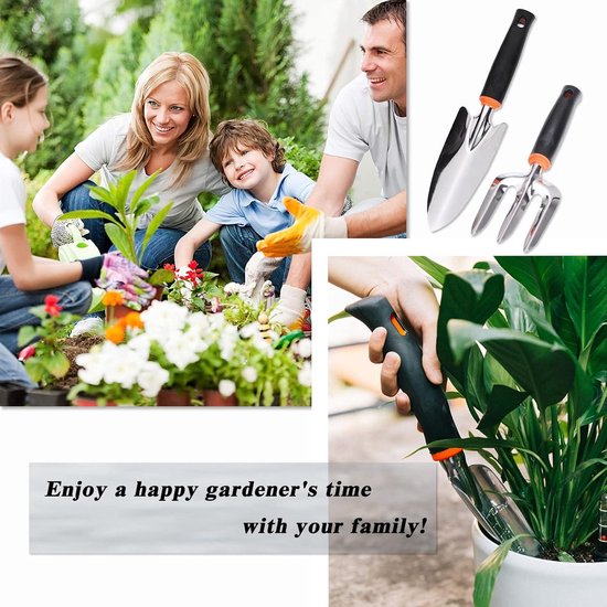 Inovra Plus - Tuin Hand Schepjes Set van 2 Stuks met Ergonomisch Rubberen Handvat van Inovra — afbeelding 4