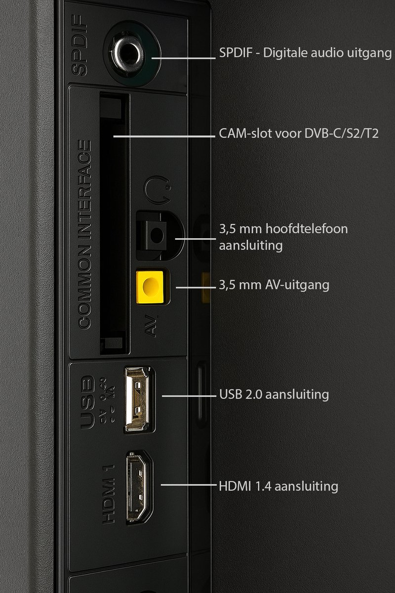 Quantis Smart Android QLED TV - 32FQ250A - afbeelding 3