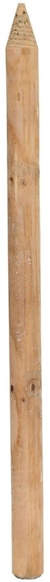 Gefreesde Ronde houten EKO palen, 120cm 7cm