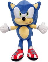 Sonic - Sonic The Hedgehog Pluche Knuffel 24 cm {Speelgoed knuffelpop knuffeldier voor kinderen jongens meisjes | Sonic, Miles, Knuckles, Shadow, Eggman | Sonic de Egel Knuffels}