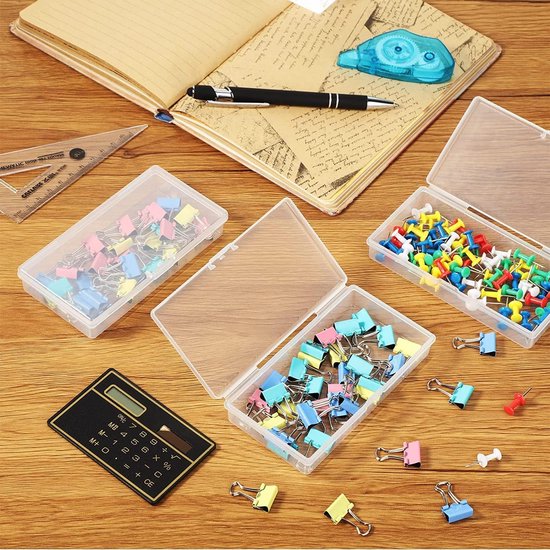 5 stuks kleine opbergdozen van kunststof, opbergdoos voor kralen, van kunststof, mini-opbergdoos voor kralen, sieraden en knutselaccessoires, stapelbaar en robuust, transparant, 8,8 x 6 cm 5 stuks kleine opbergdozen van kunststof, opbergdoos voor kralen, van kunststof, mini-opbergdoos voor kralen, sieraden en knutselaccessoires, stapelbaar en robuust, transparant, 8,8 x 6 cm