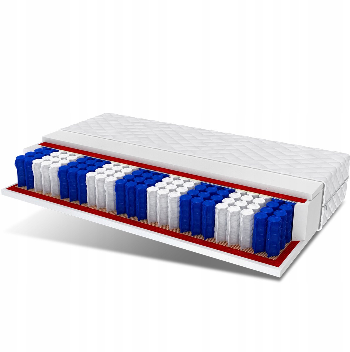 FDM® Metis Matras 80x200 cm - Pocketvering Matrassen Eenpersoons - Hoogte 23 cm - Dubbelzijdig - - Afritsbaar hoes wasbaar - Antiallergisch en Ademende - Öko-Tex gecertificeerd