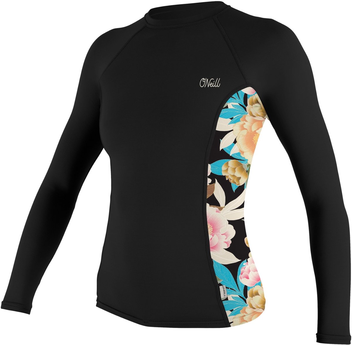2025 O'Neill Dames Lycra Vest Met Lange Mouwen En Zijprint - Bla