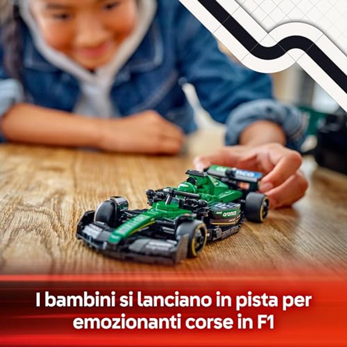 LEGO Speed Champions Aston Martin Aramco F1 AMR24 racewagen Set - 77245 — afbeelding 16