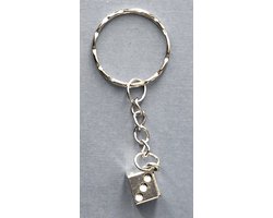 dobbelsteen sleutelhanger