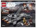 Doos van LEGO Star Wars "Pirate Snub Fighter" met model en twee minifiguren, gebaseerd op The Mandalorian.