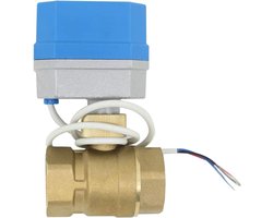 Inovra Plus - Elektrische kogelkranen | DC 12V zoneventiel | Gemotoriseerde klep afsluiter | Motorkogelkraan | 1/2 3/4 1 1-1/4 1-1/2 2 inch | Voor water regelen in huis | Tuin irrigatie.