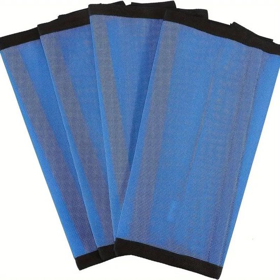 4-delige mesh beenbeschermers voor paarden, mesh vliegende laarzenset voor paarden, herbruikbare, ademende, verstelbare rijlaarzen, beenbeschermers voor buitentraining,Blauw 4-delige mesh beenbeschermers voor paarden, mesh vliegende laarzenset voor paarden, herbruikbare, ademende, verstelbare rijlaarzen, beenbeschermers voor buitentraining,Blauw