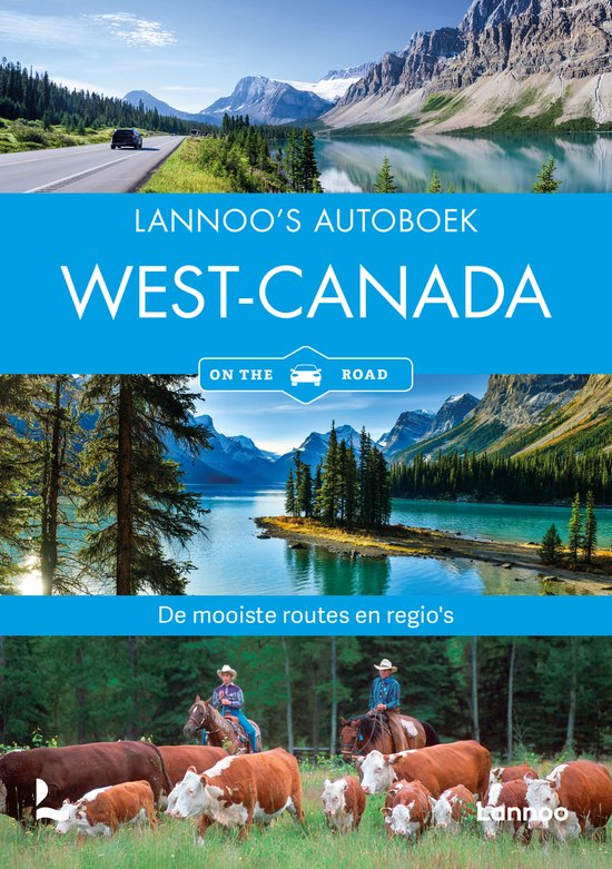 On the road - Lannoo's autoboek West-Canada - cover