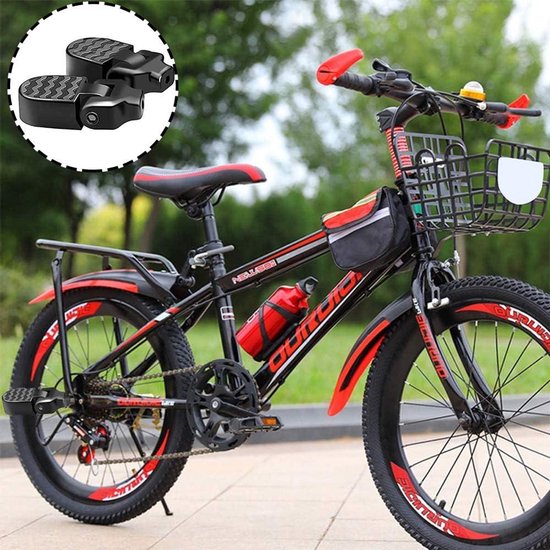 Aluminium fietspedalen met antislip grip breed platform en dubbele DU Aluminium fietspedalen met antislip grip breed platform en dubbele DU