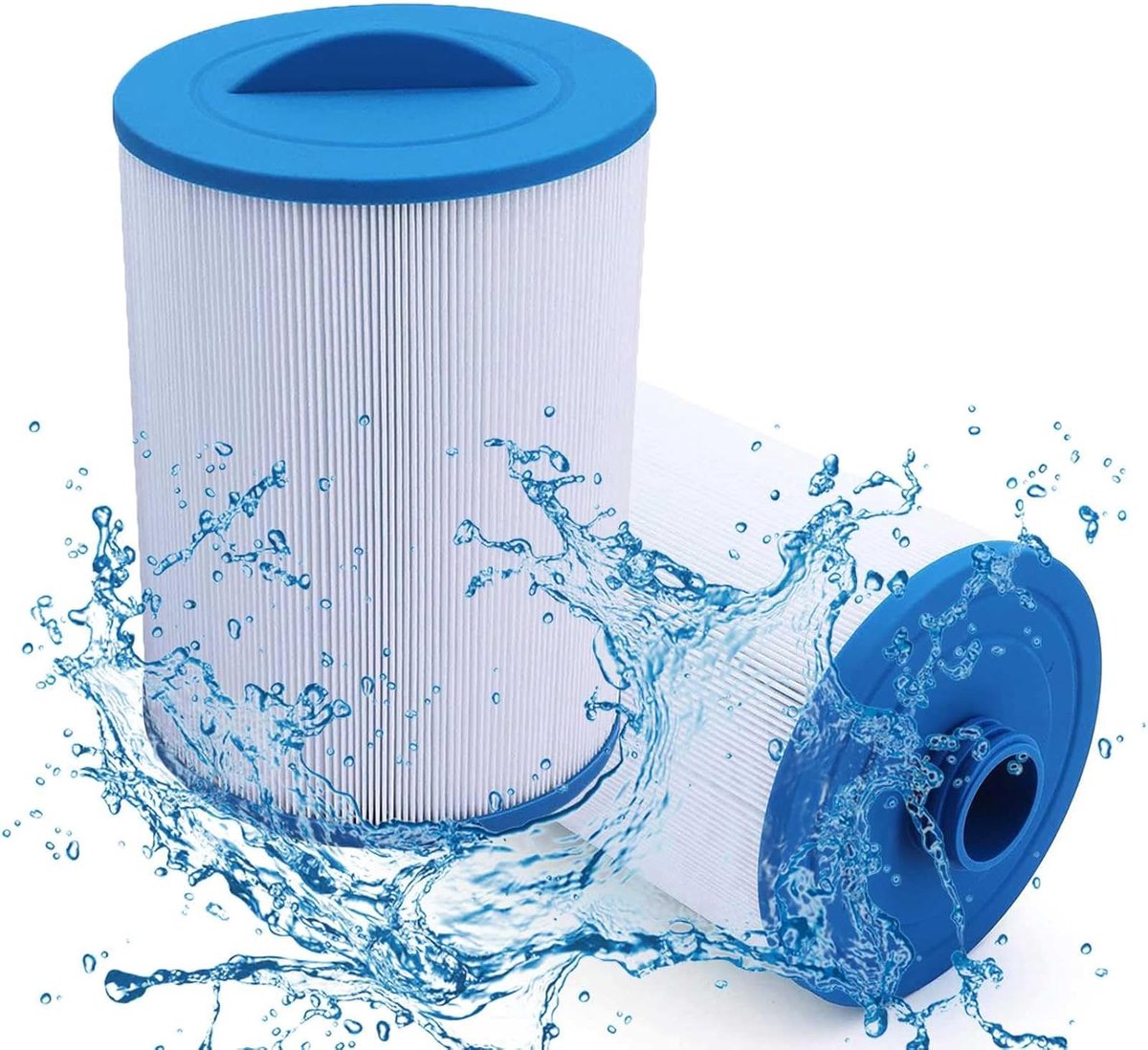 FILTER - geschikt voor -Vervanging van de Filtre du Spa,geschikt voor Filtre Spa PWW50P3 (Filetage Grossier 1 1/2"), Cartouche de Remplacement pour Unicel 6CH-940, Filbur FC-0359, Waterway Plastics 817-0050